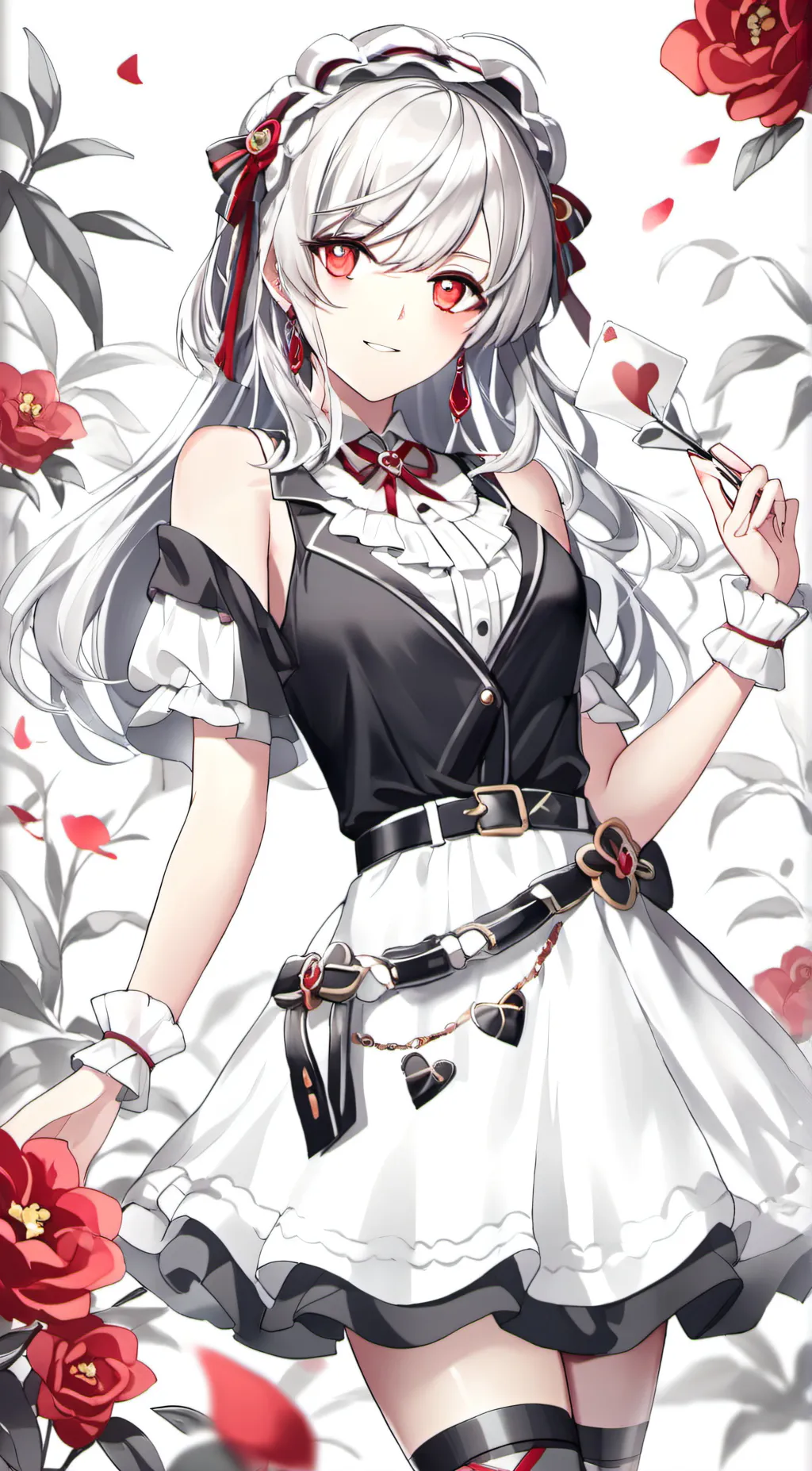 ai character: kaki background