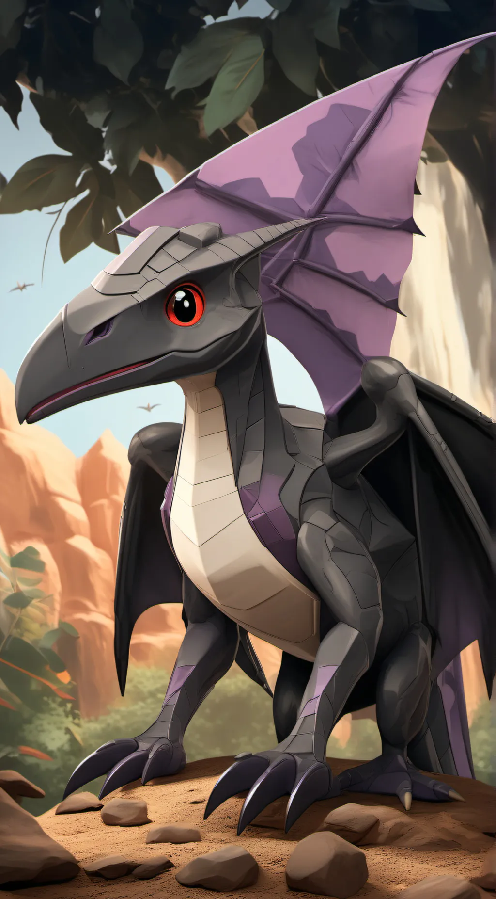ai character: Aerodactyl background
