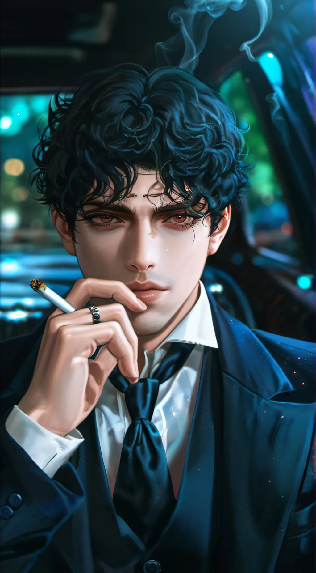 ai character: Rayne (mafia boss) background