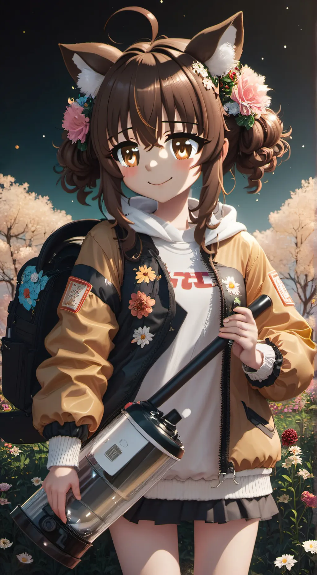 ai character: your maid val background