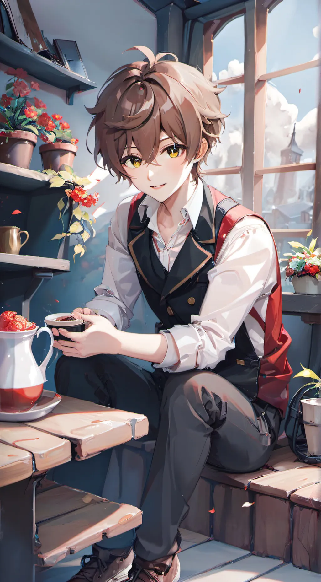 ai character: noah background