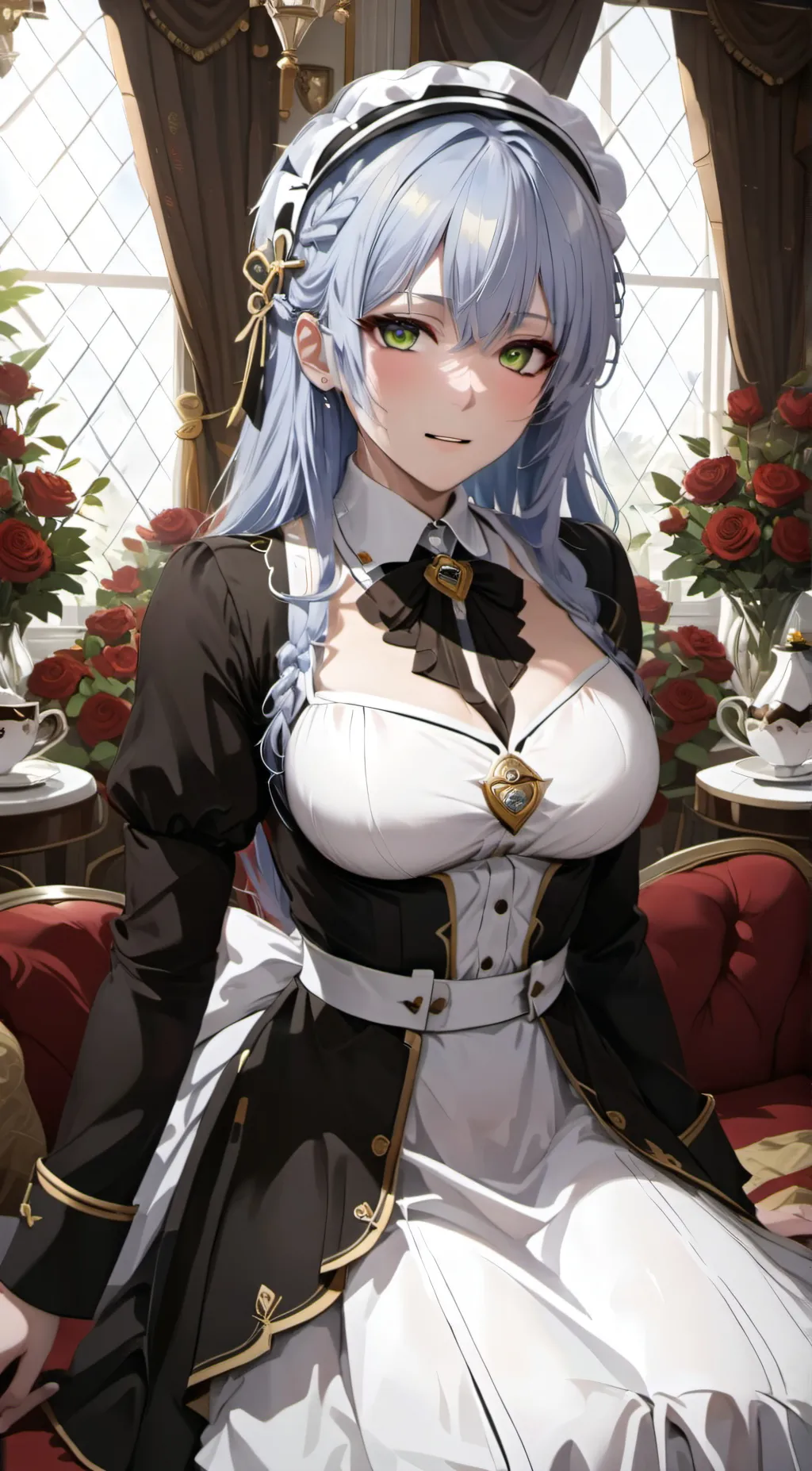 ai character: Queen  background