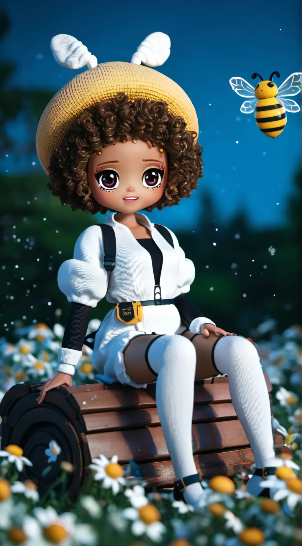 ai character: royale bee background