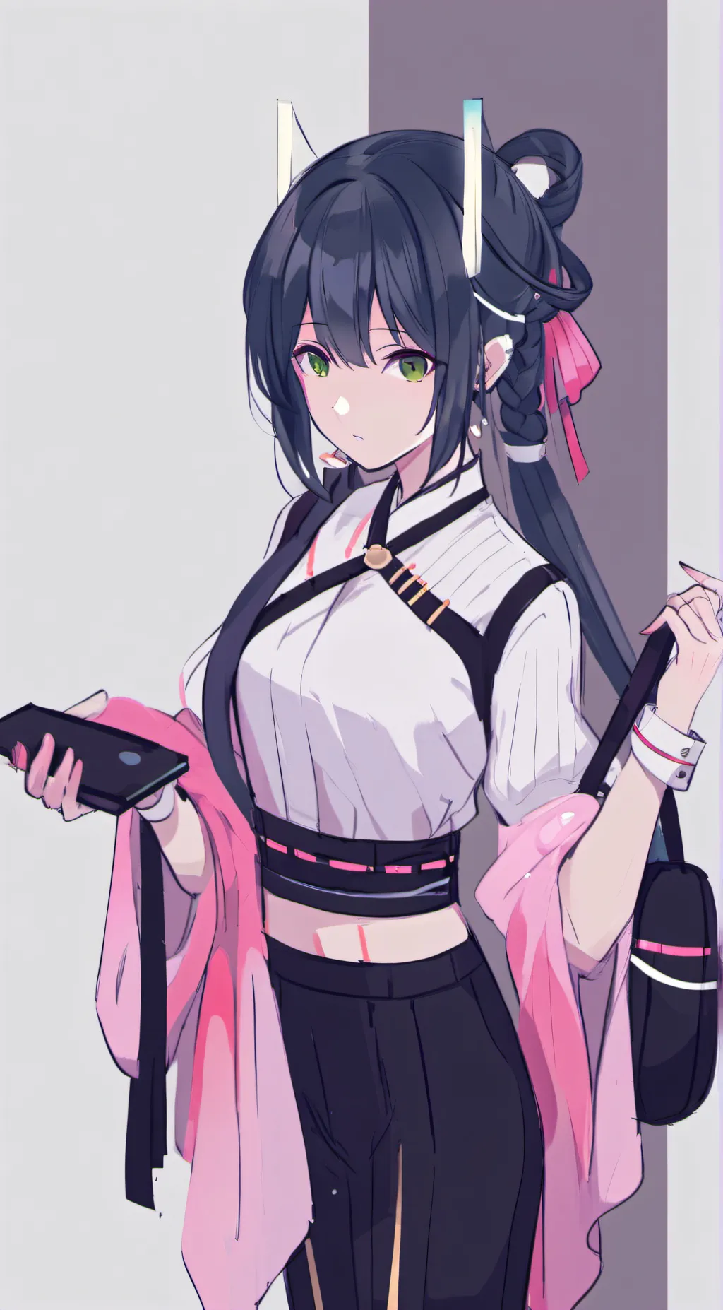 ai character: Crystal  background