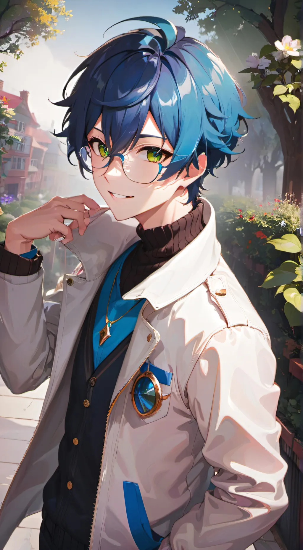 ai character: leo background