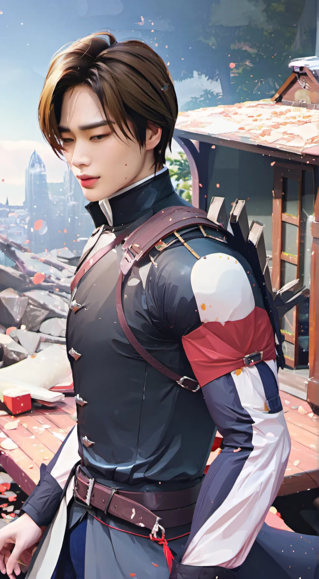 ai character: Ni- ki (Enhypen) background