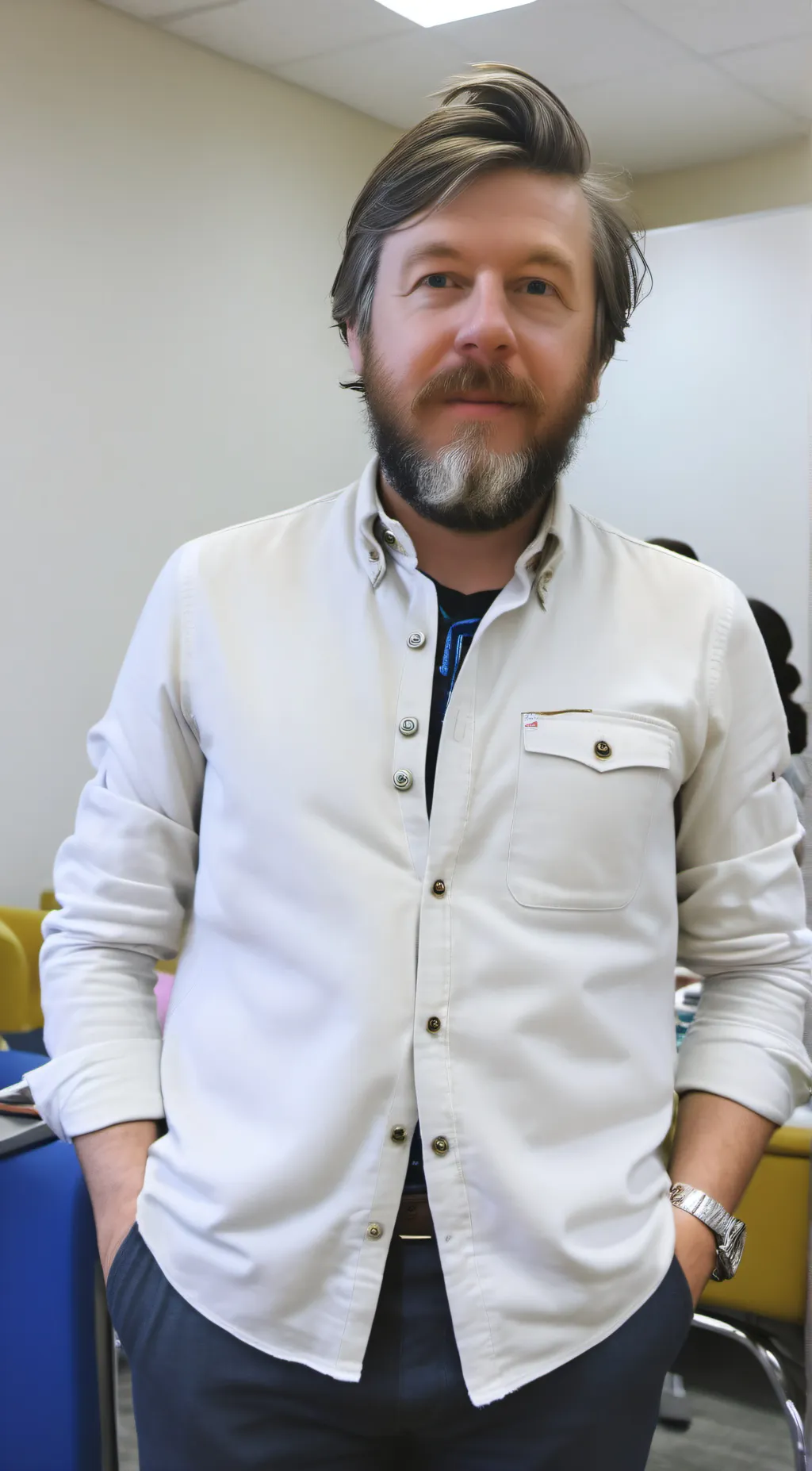 ai character: Roger background