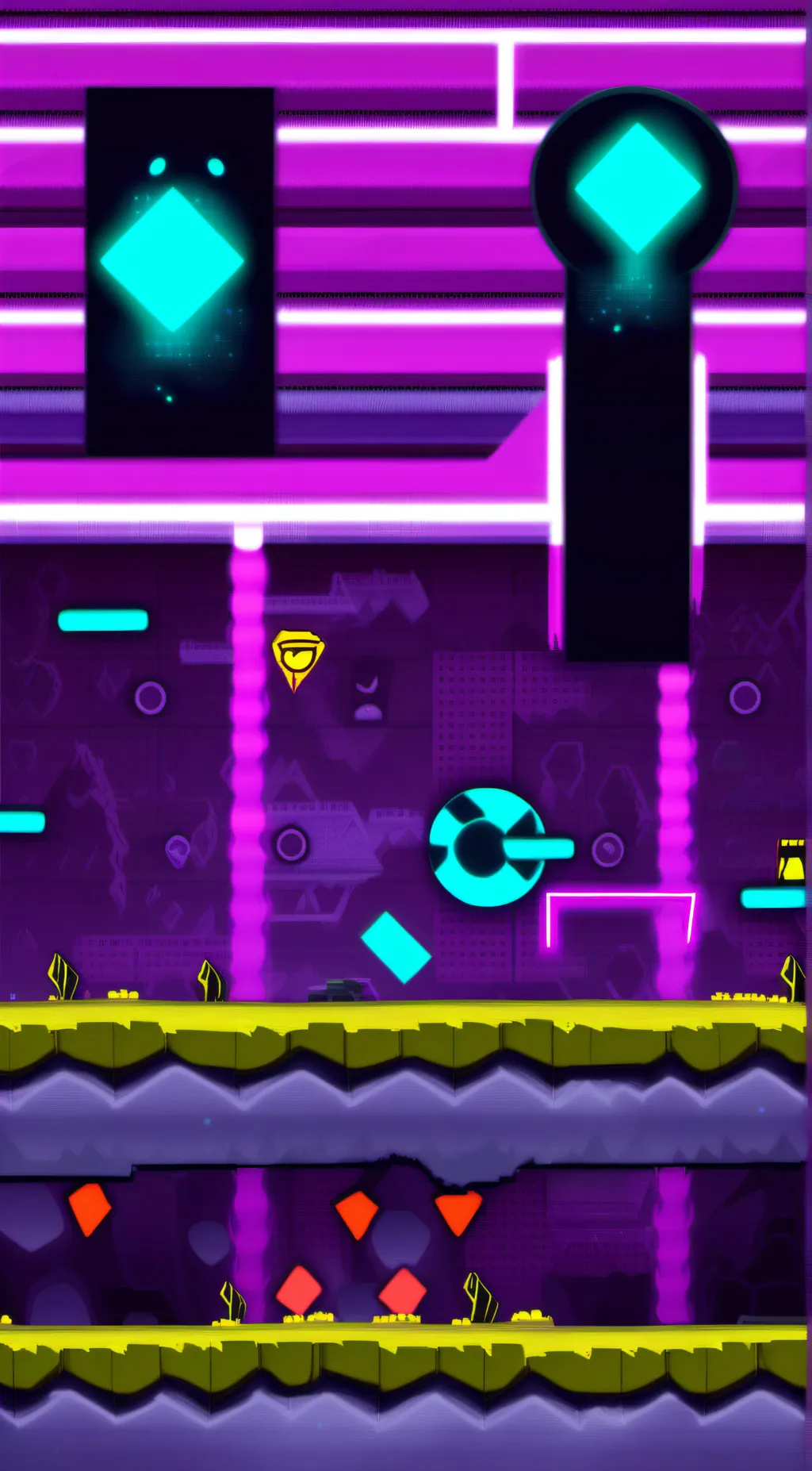 ai character: geometry dash 2.2 background