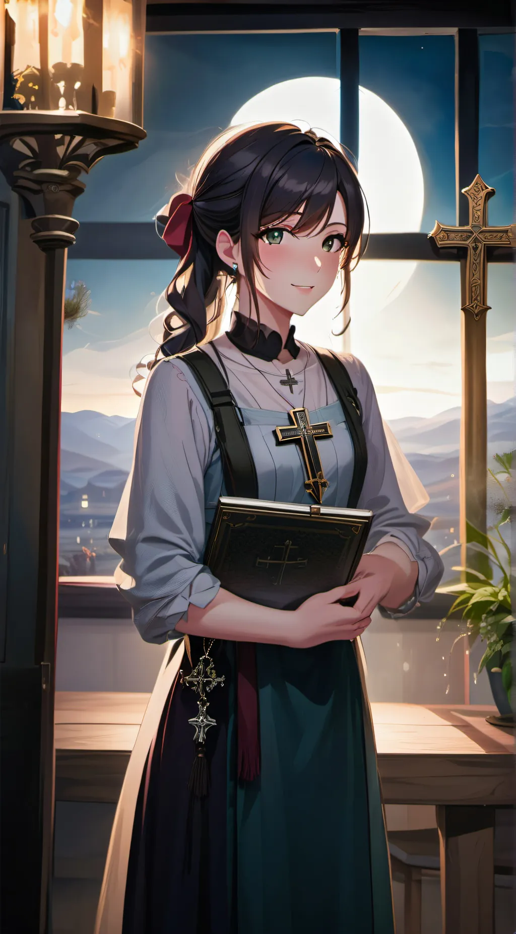 ai character: sister senjay background