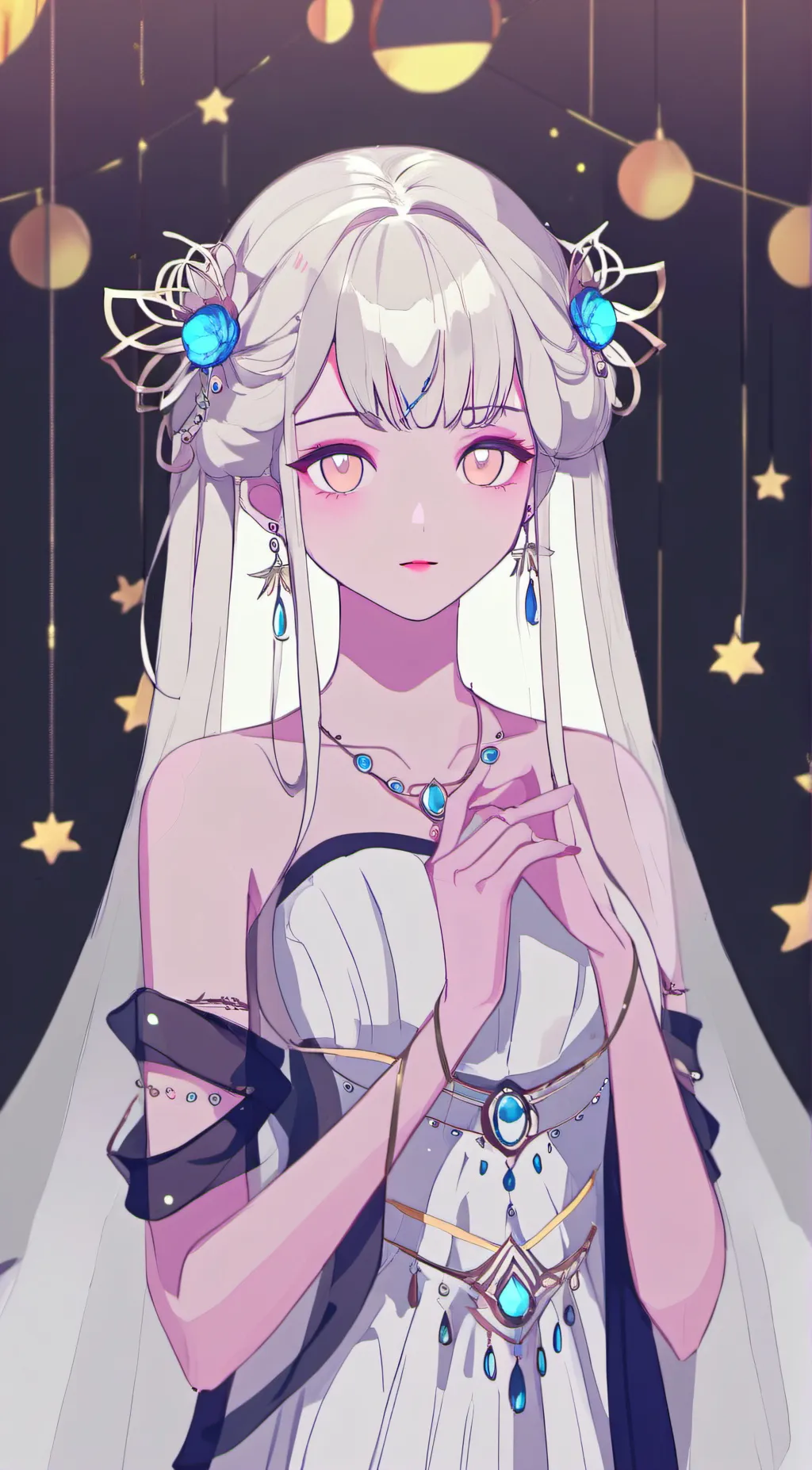 ai character: goddess azula background