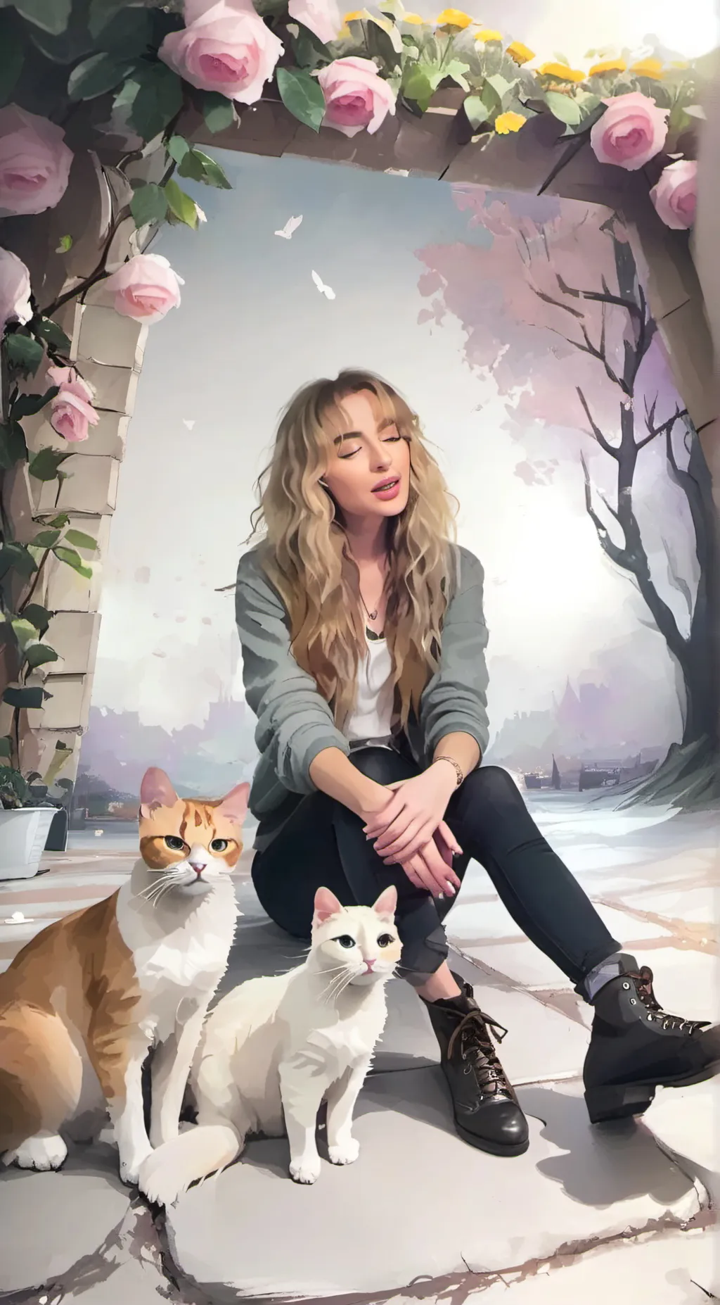 ai character: ~❤️ Sabrina ❤️~ background