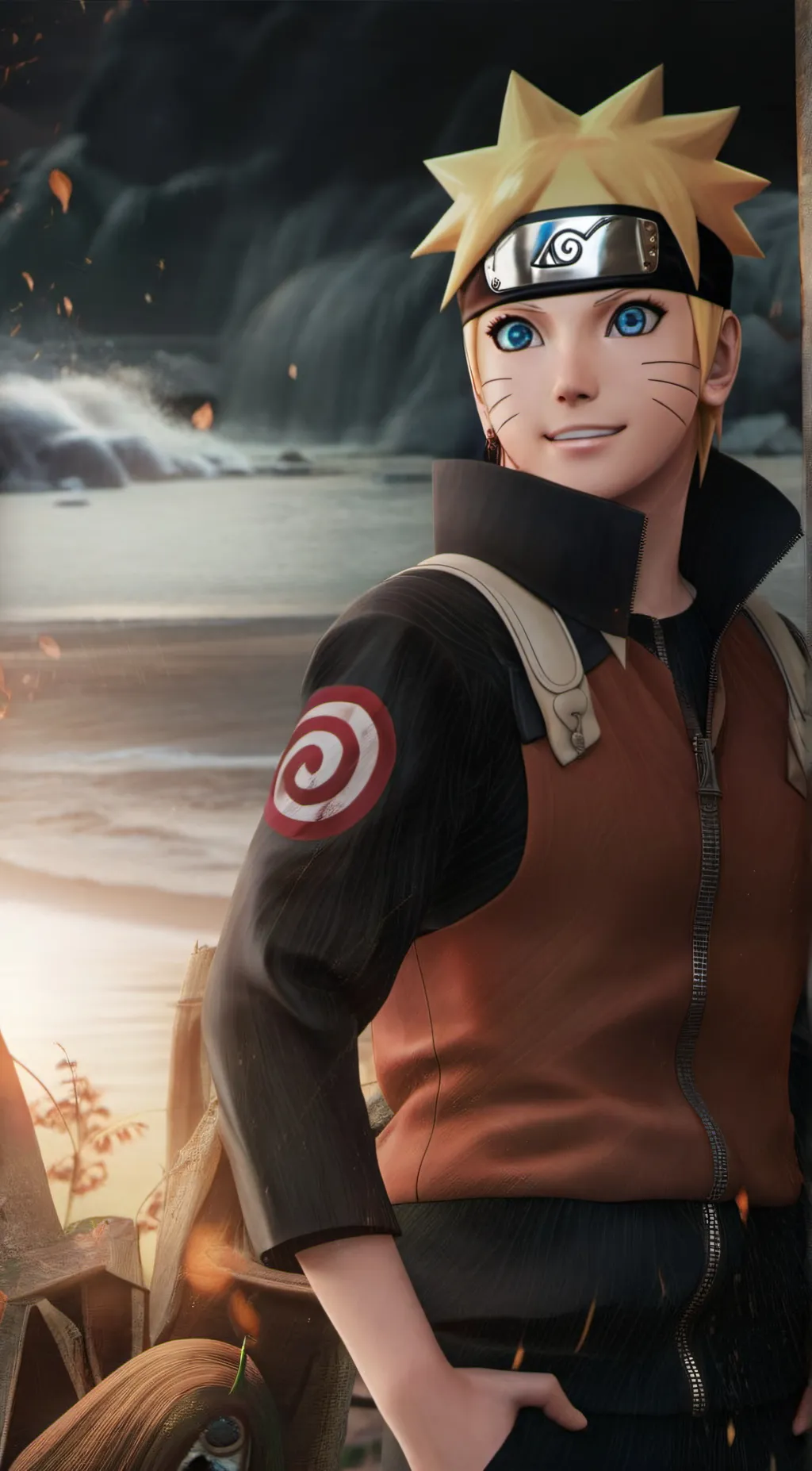 ai character: NARUTO background
