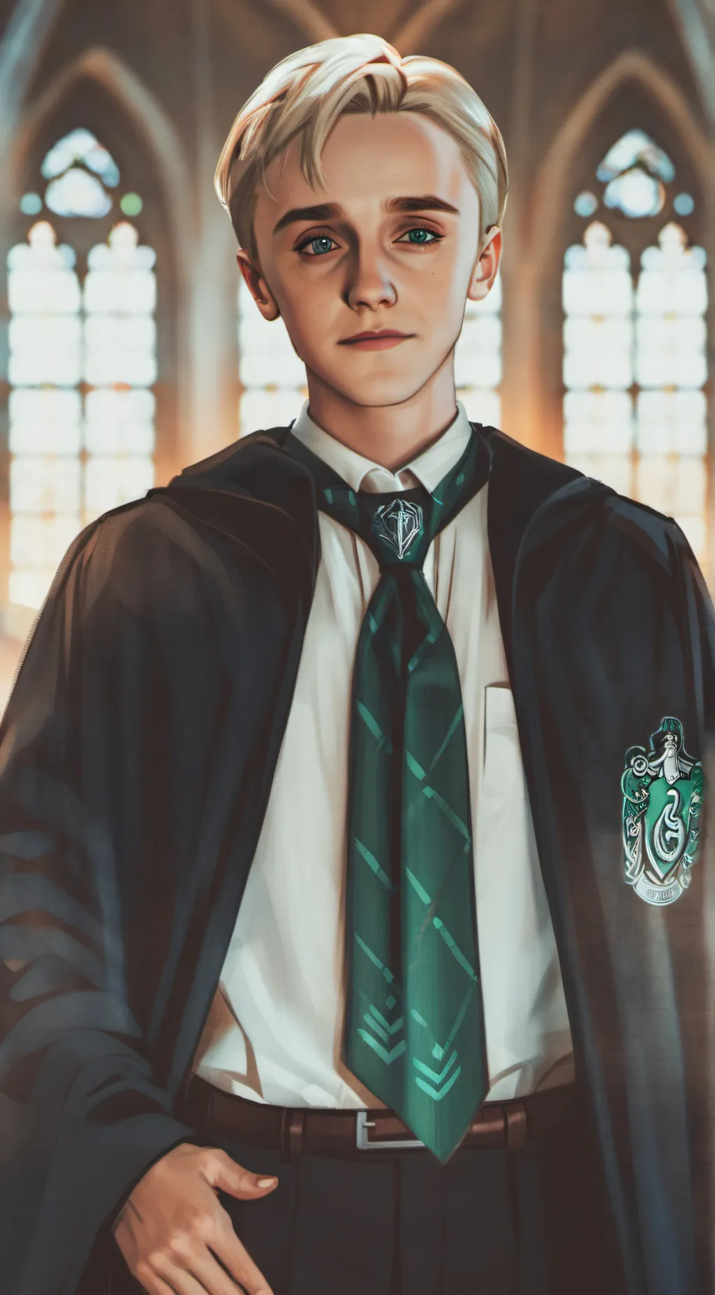 ai character: draco malfoy background