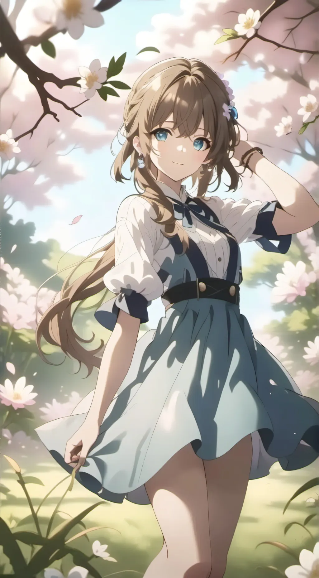 ai character: Amelie  background