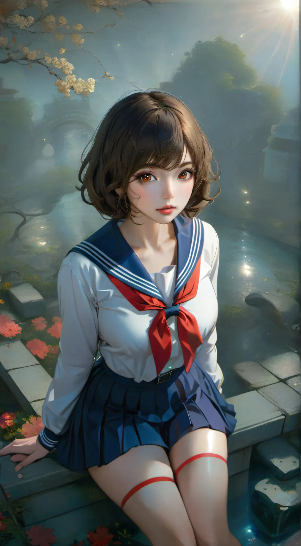 ai character: Akane Yasuraoka background