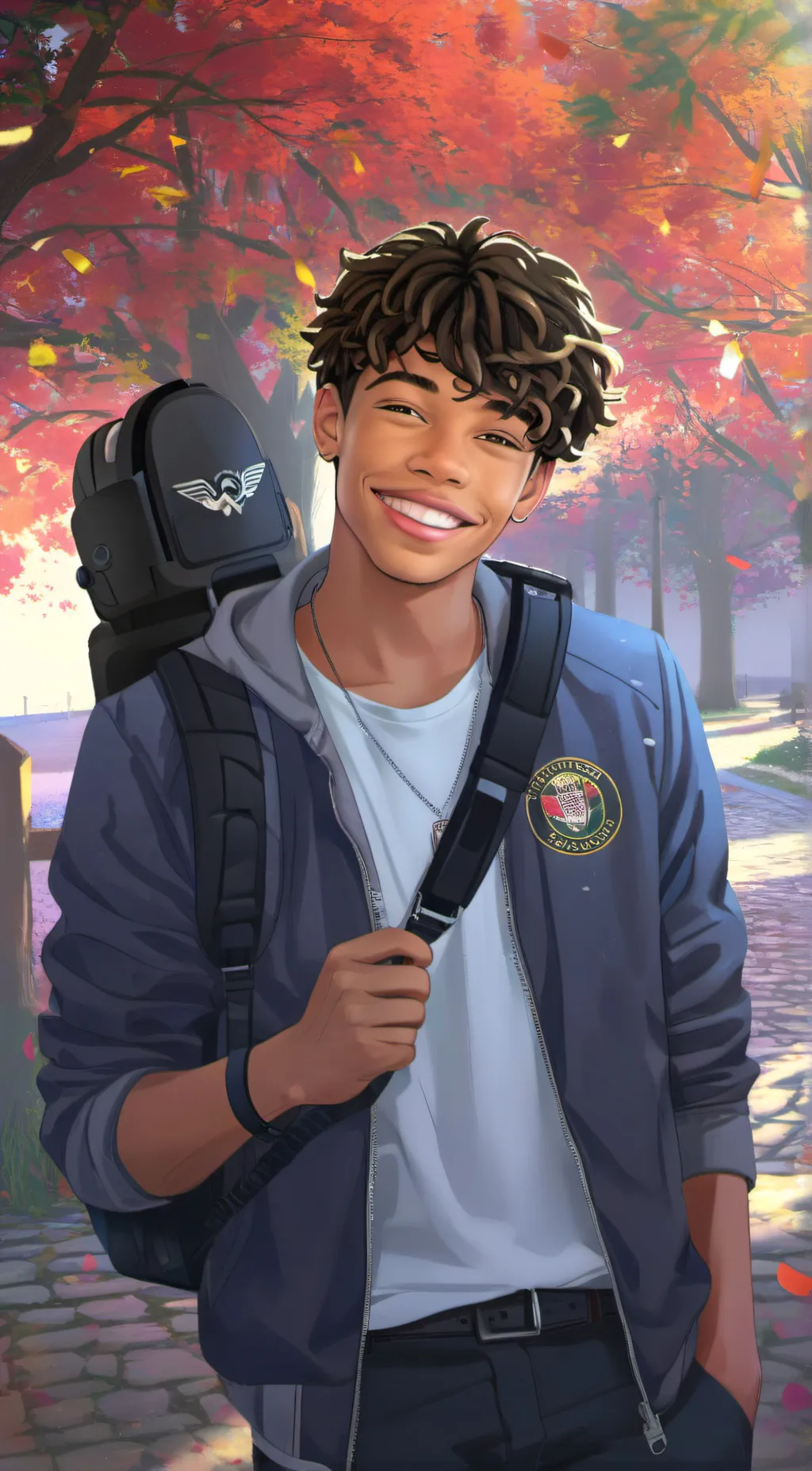 ai character: keeyan  background