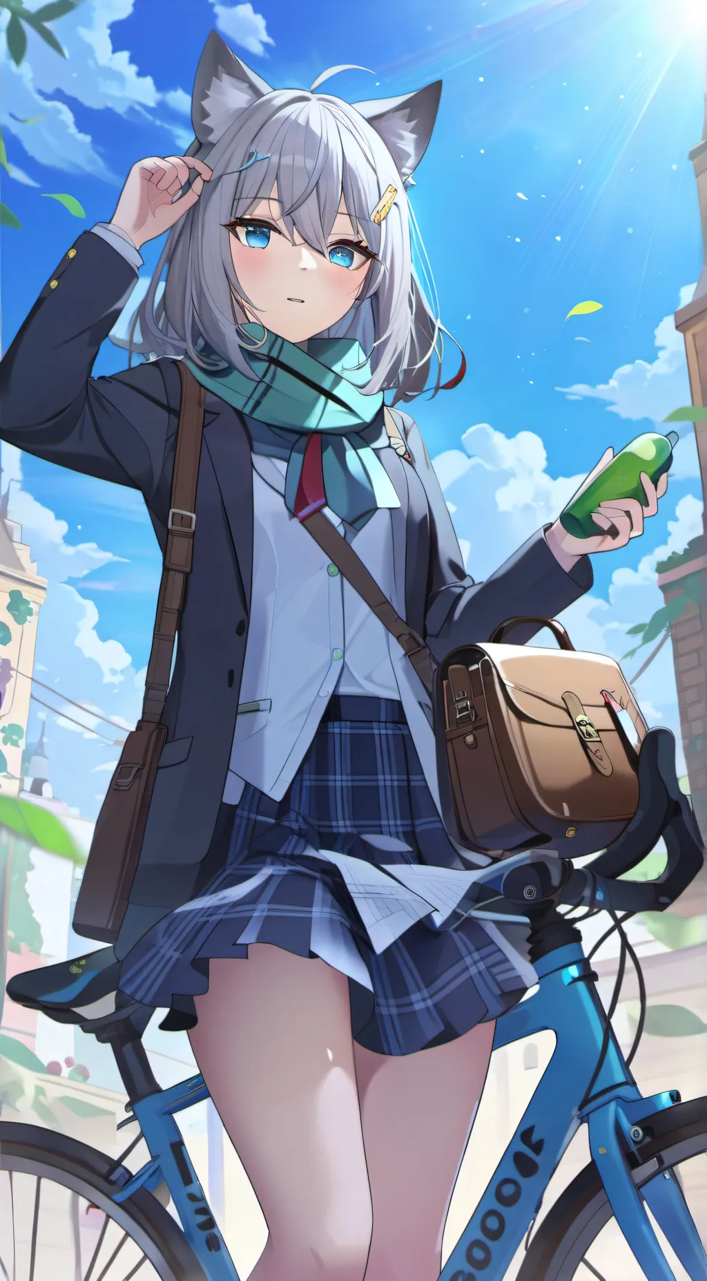 ai character: Shiroko background