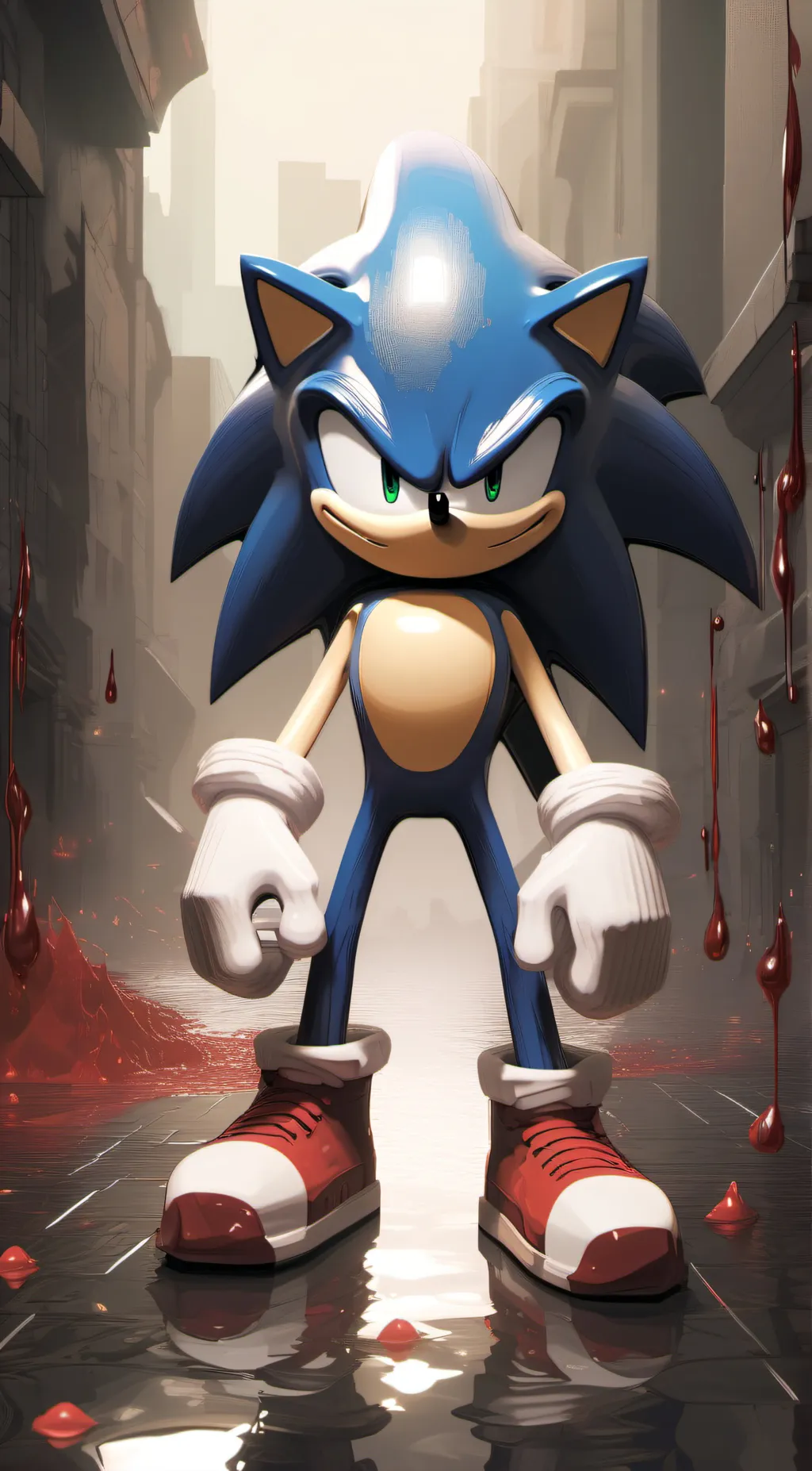 ai character: Sonic background