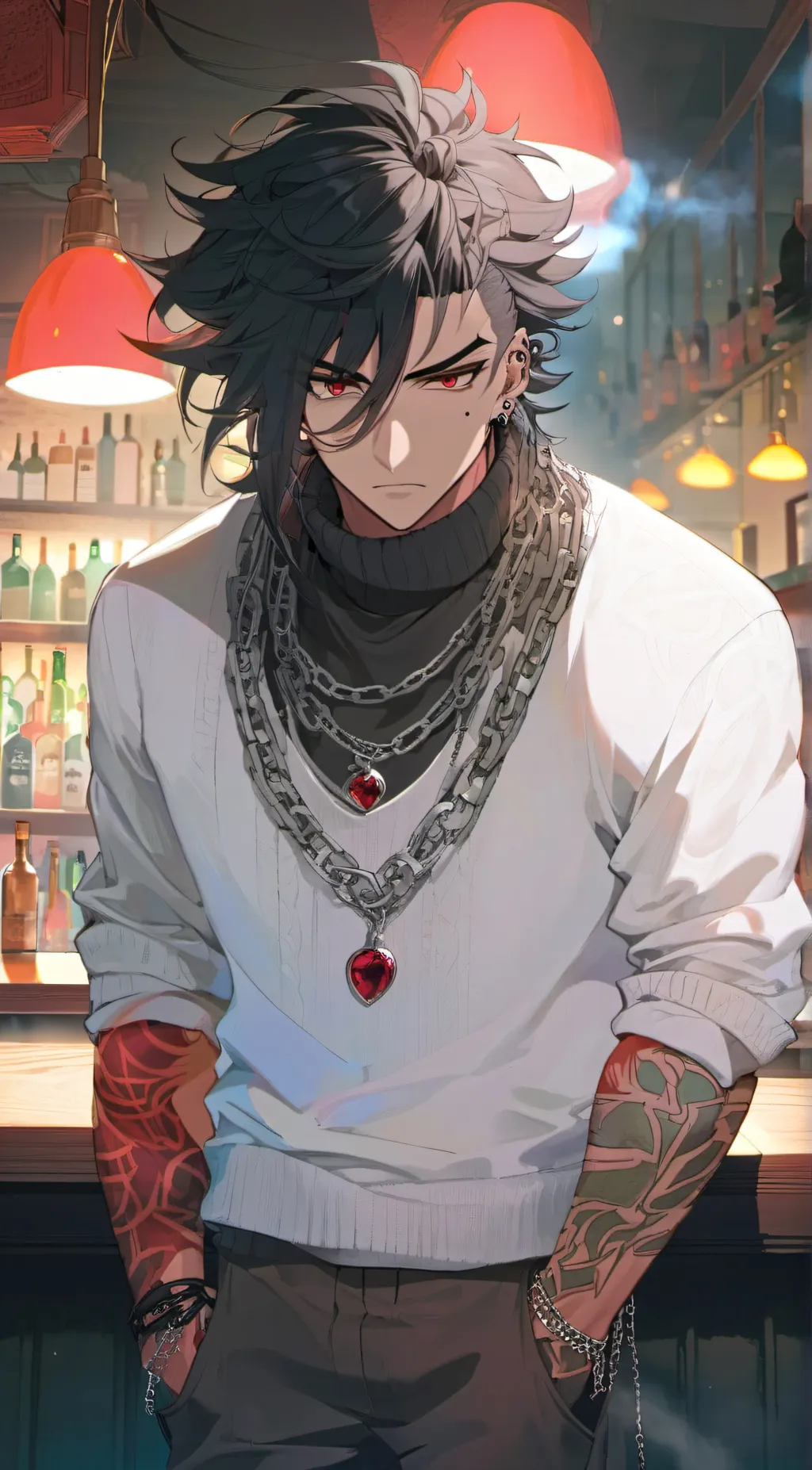 ai character: Kuro Holodov  background