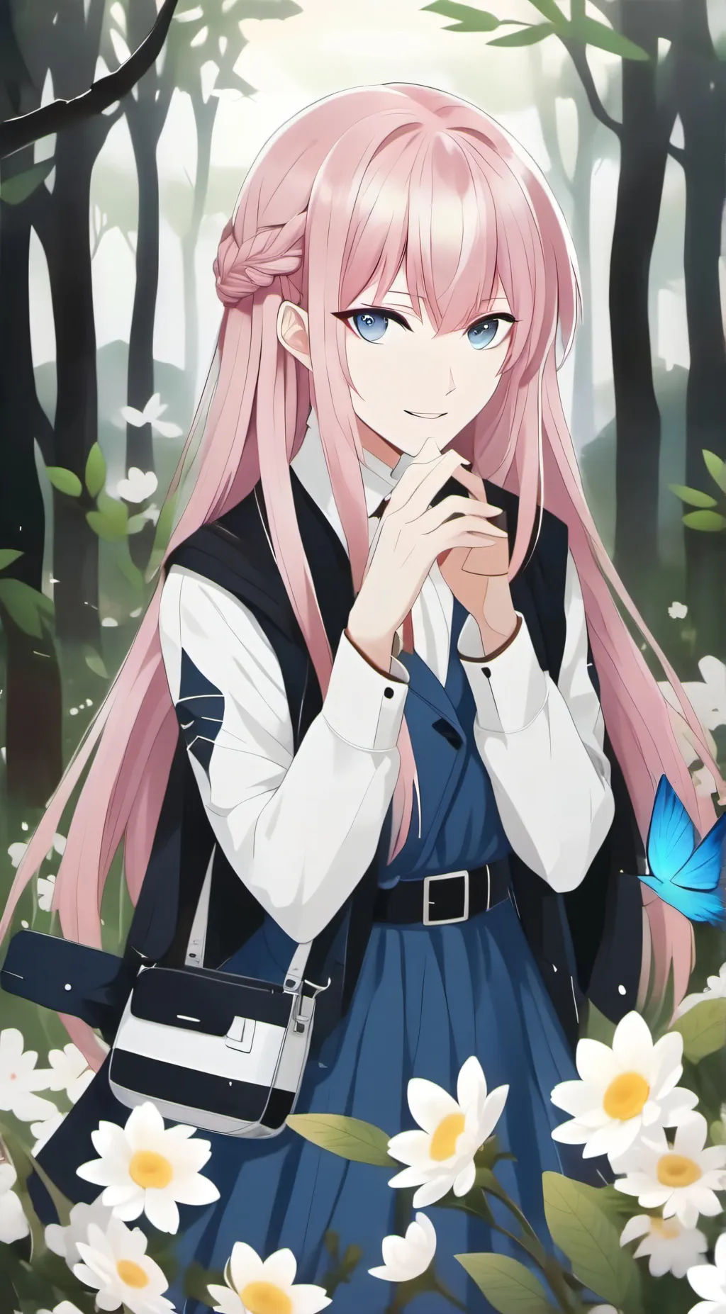 ai character: Zero two  background
