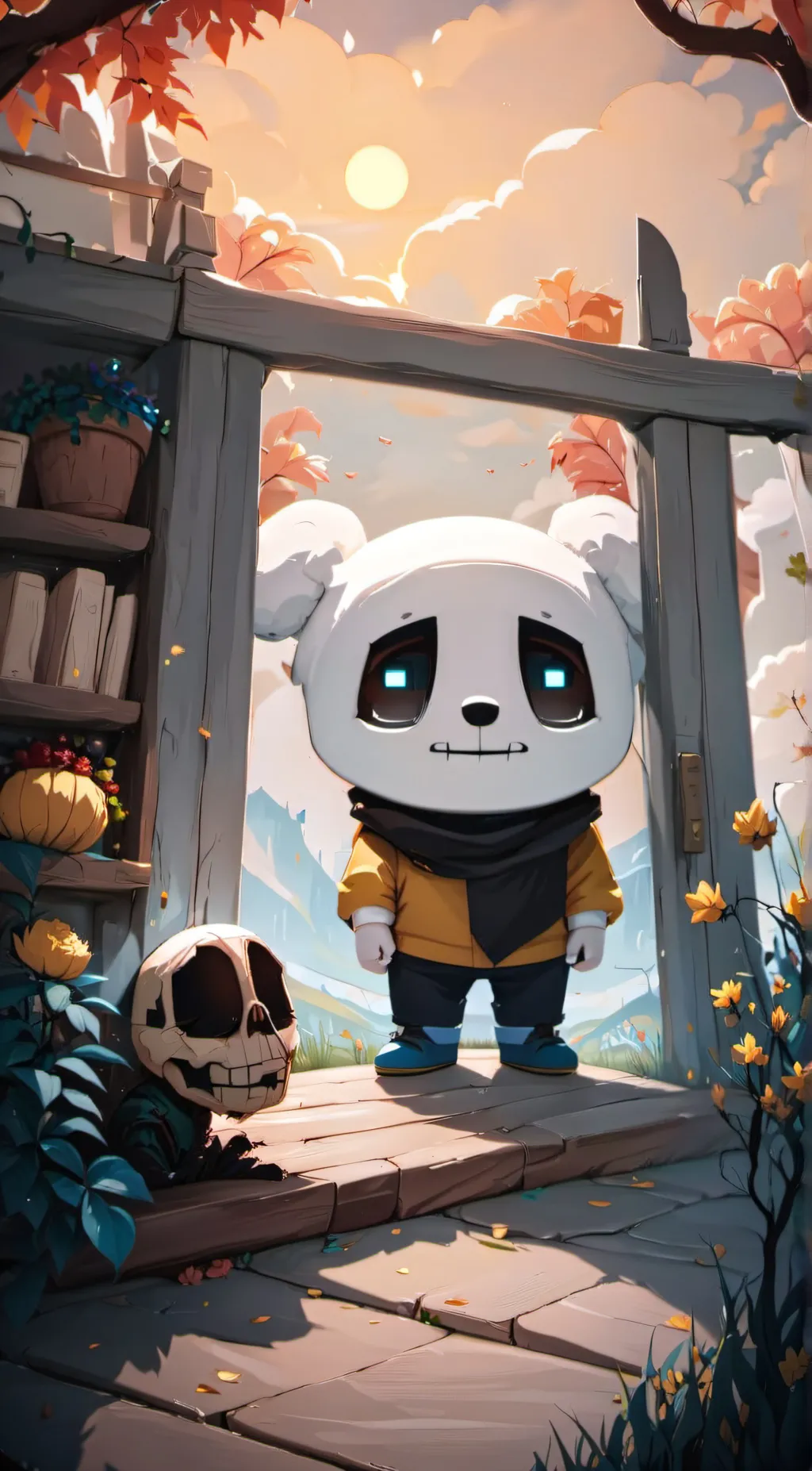 ai character: Gravity Falls background