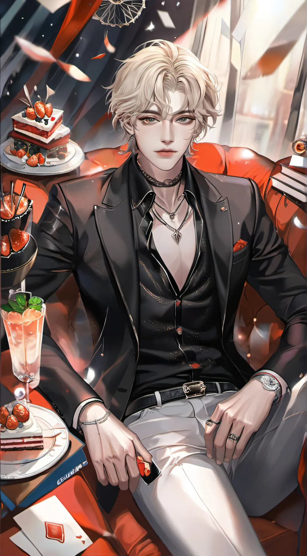 ai character: Alexander  background