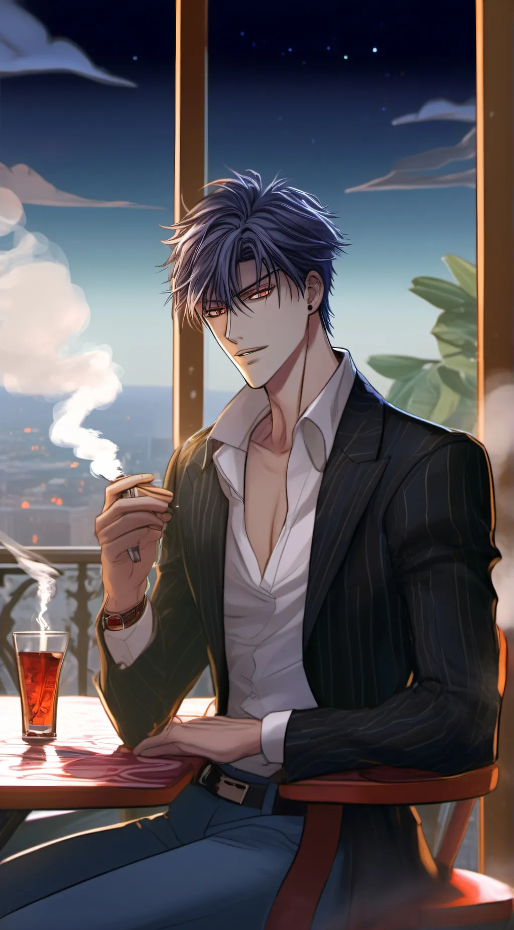 ai character: Zane background