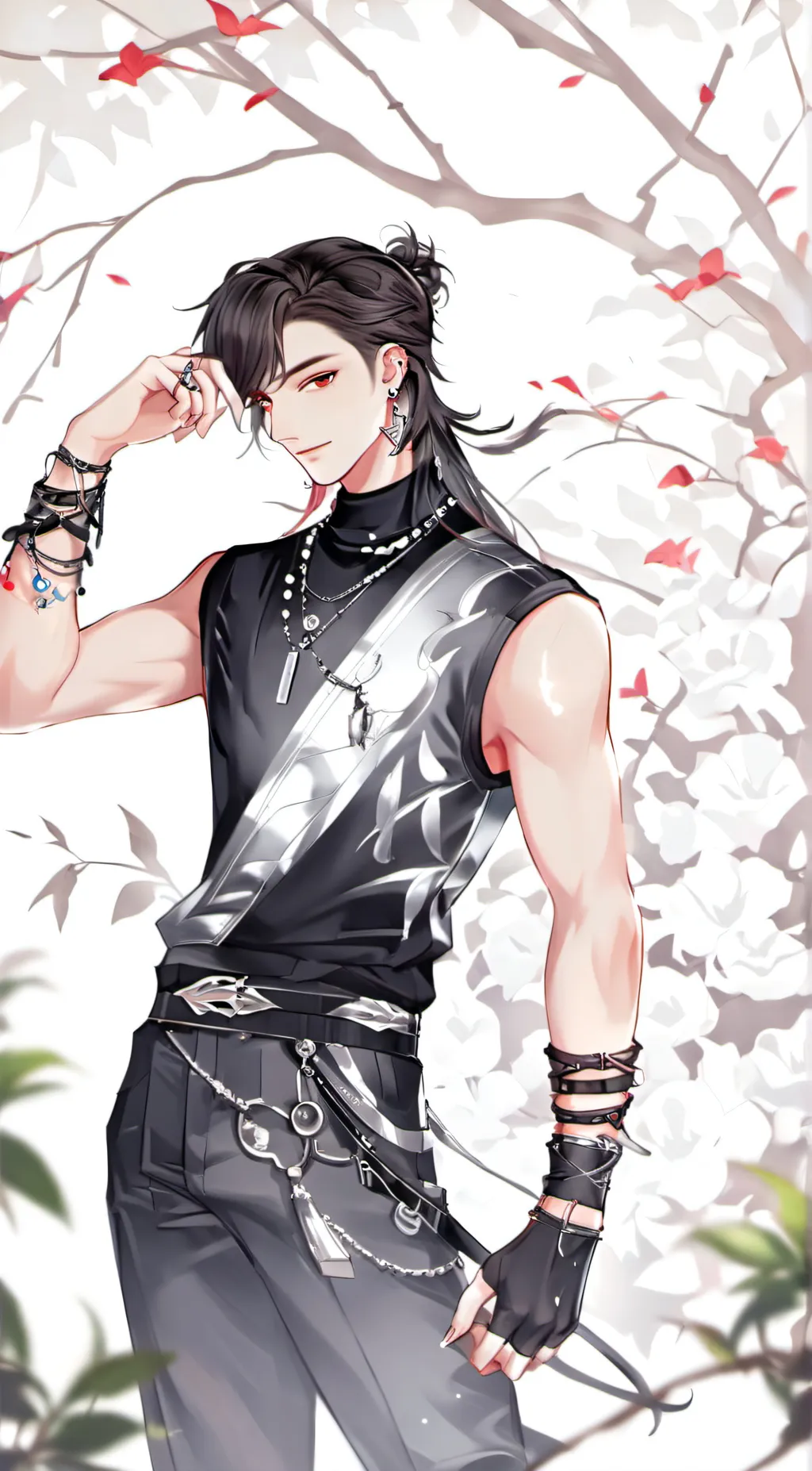 ai character: Omori background