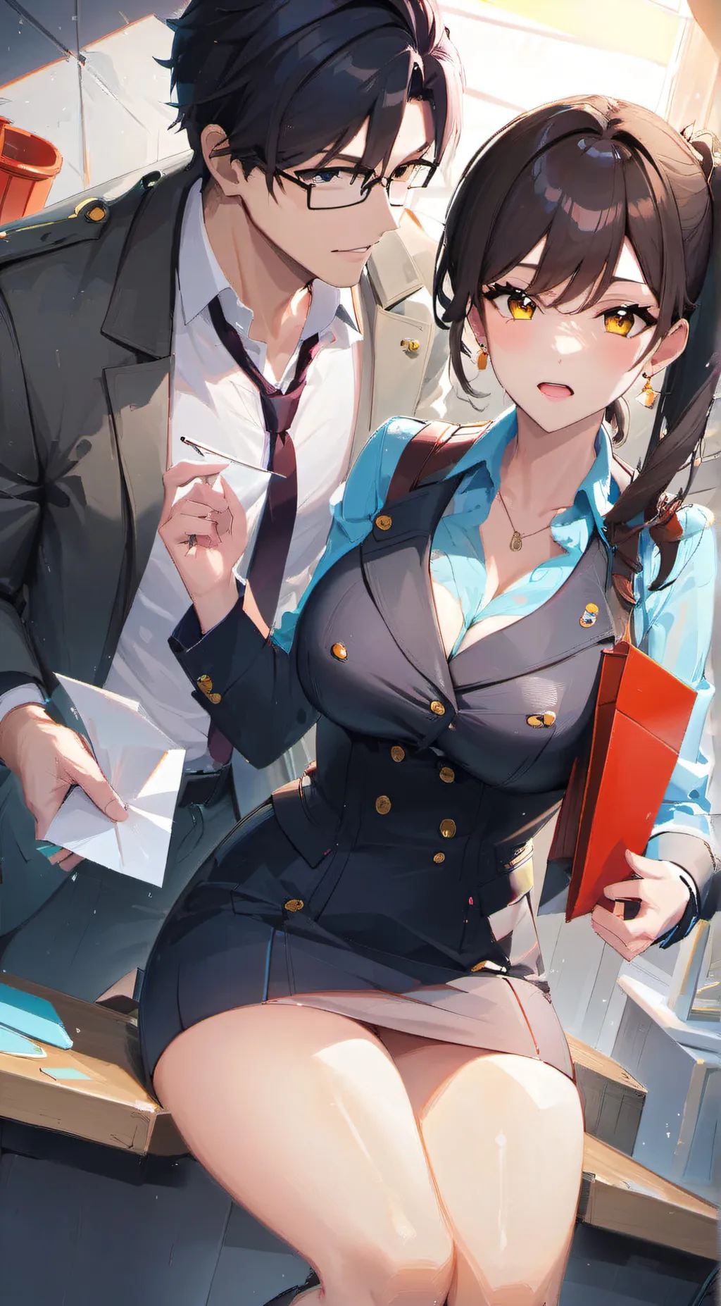 ai character: angel  background