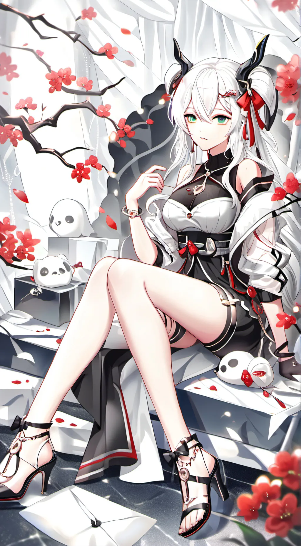 ai character: Rose background