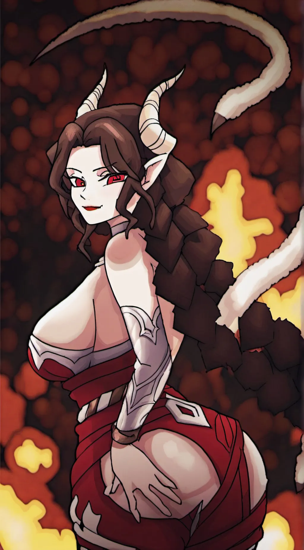 ai character: Fem Muzan background