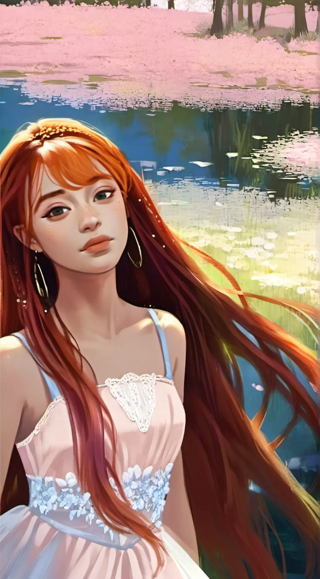 ai character: Ice spice background