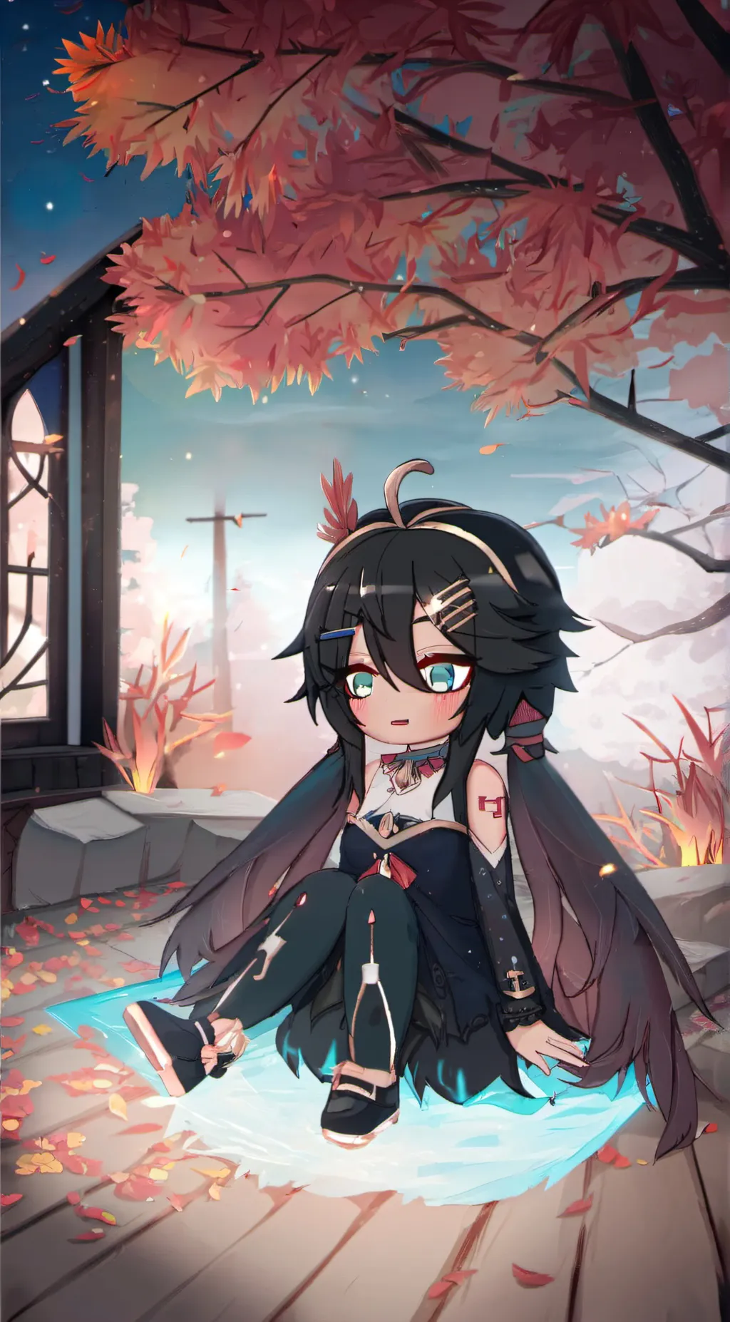 ai character: random talkie- background