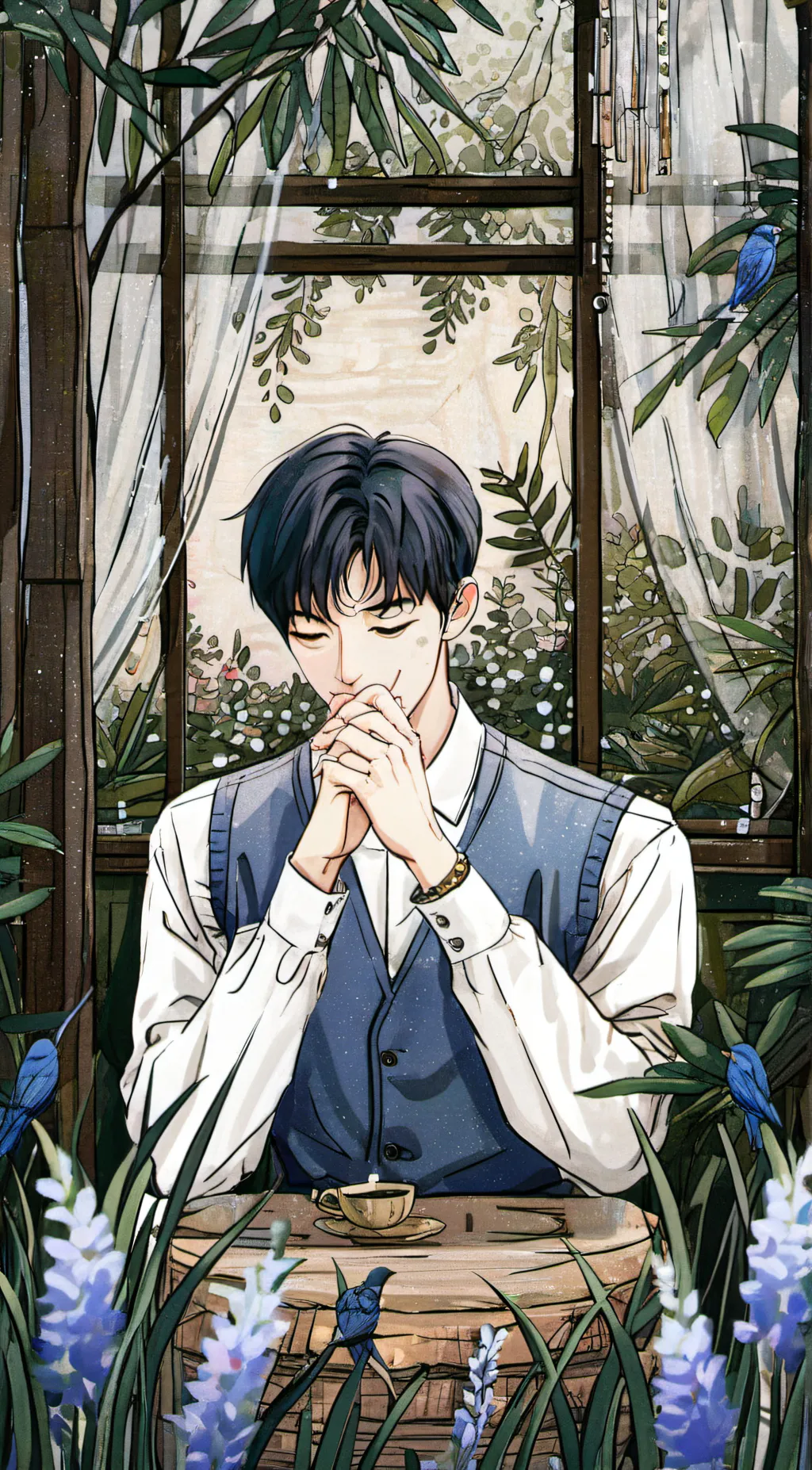 ai character: Leo background