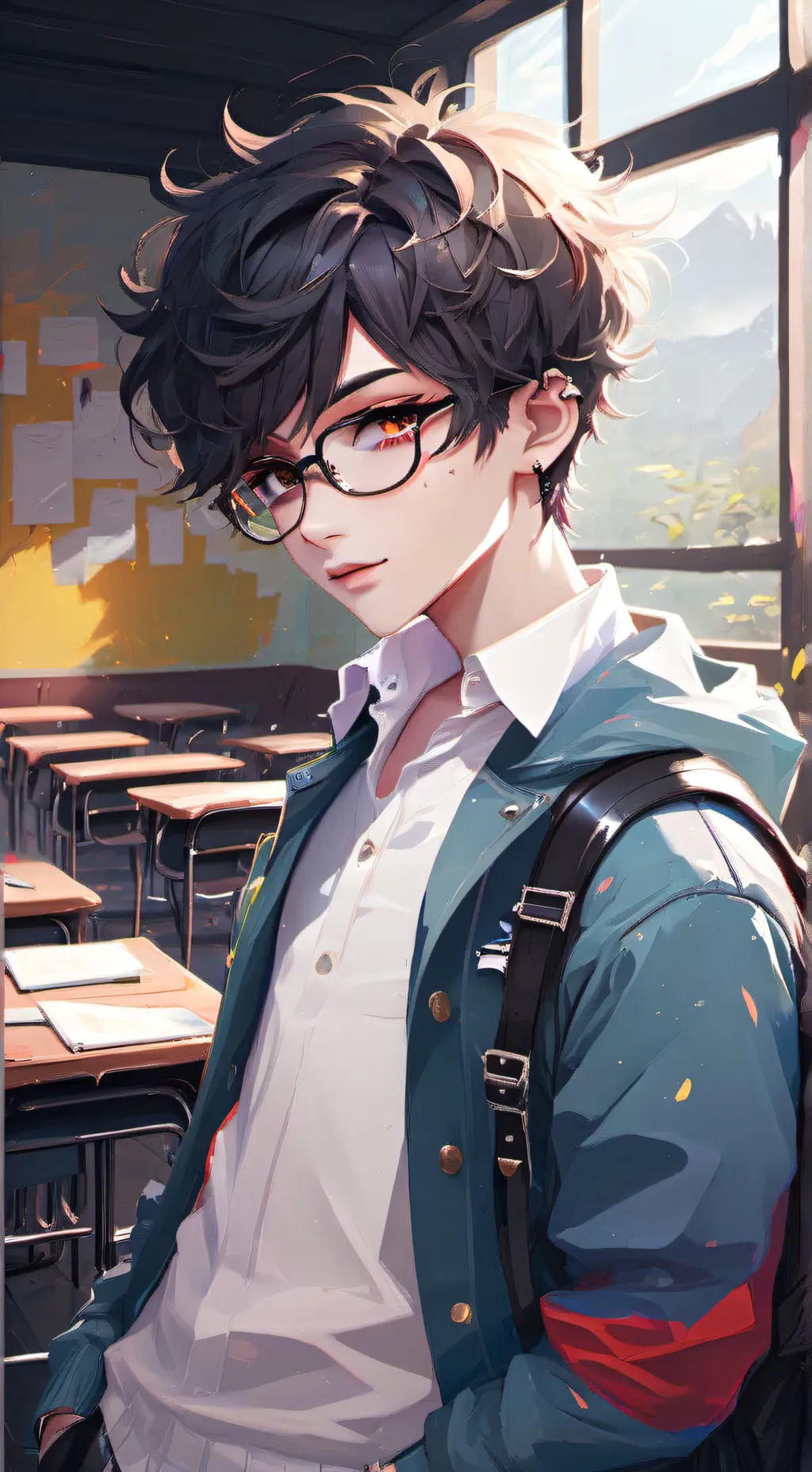 ai character: Bad boy  background