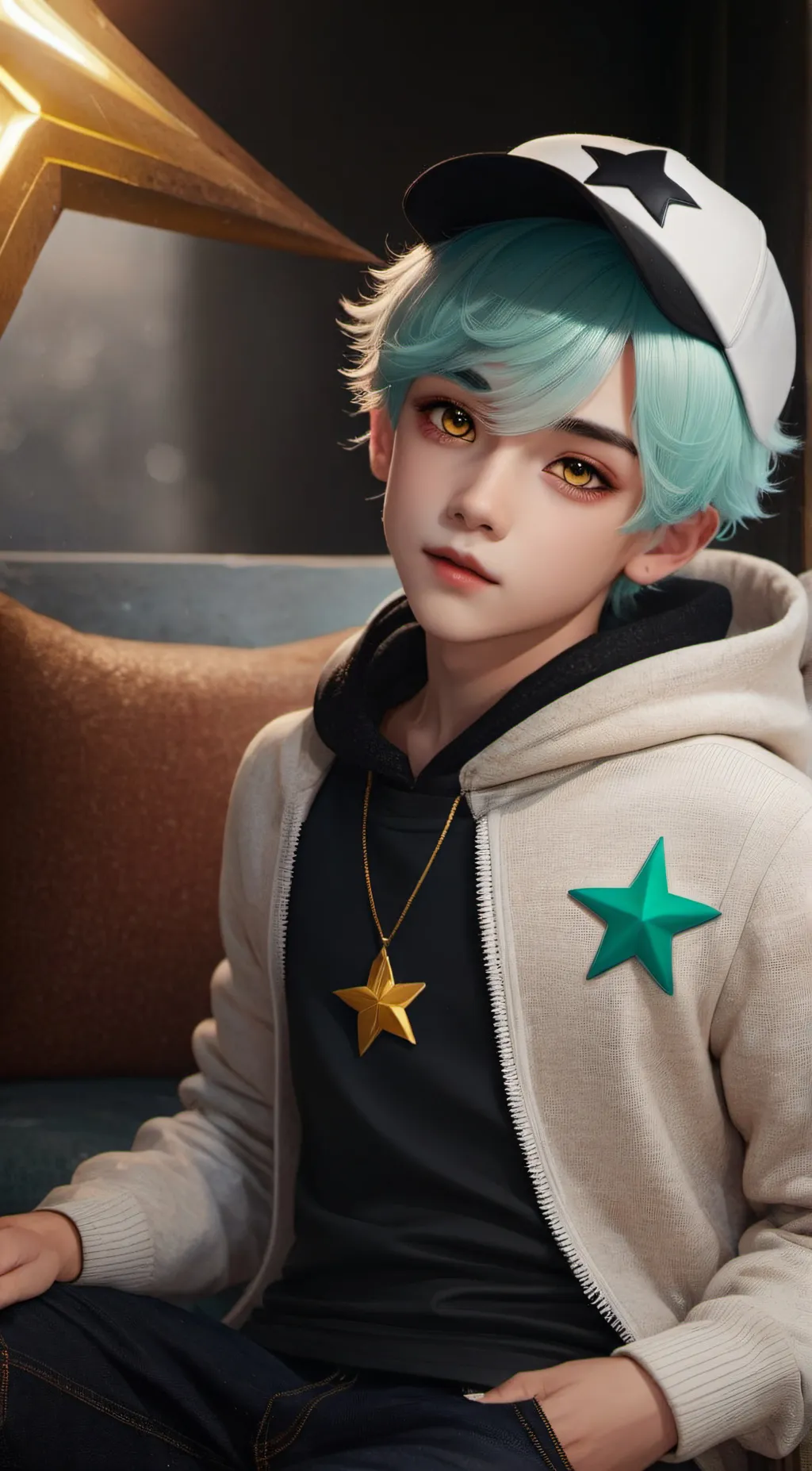 ai character: Ashton background