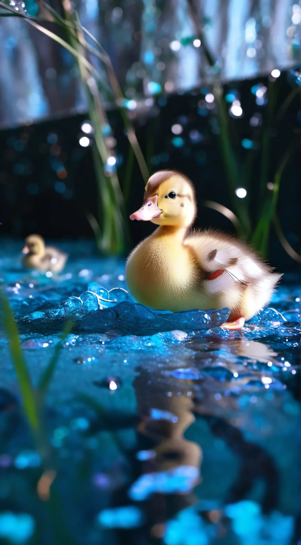 ai character: ✨duck✨ background