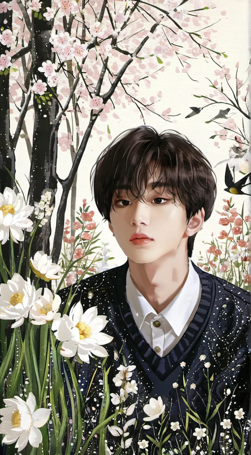 ai character: Jungwon  background