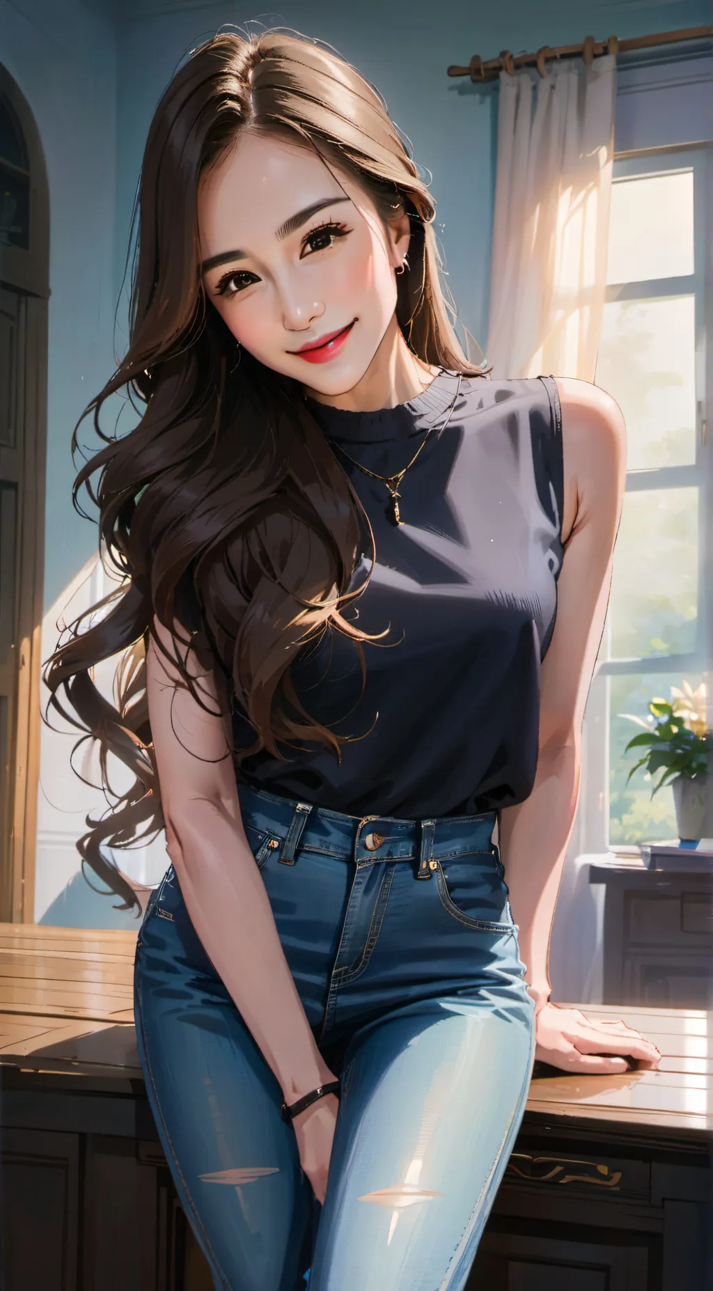 ai character: Lily background