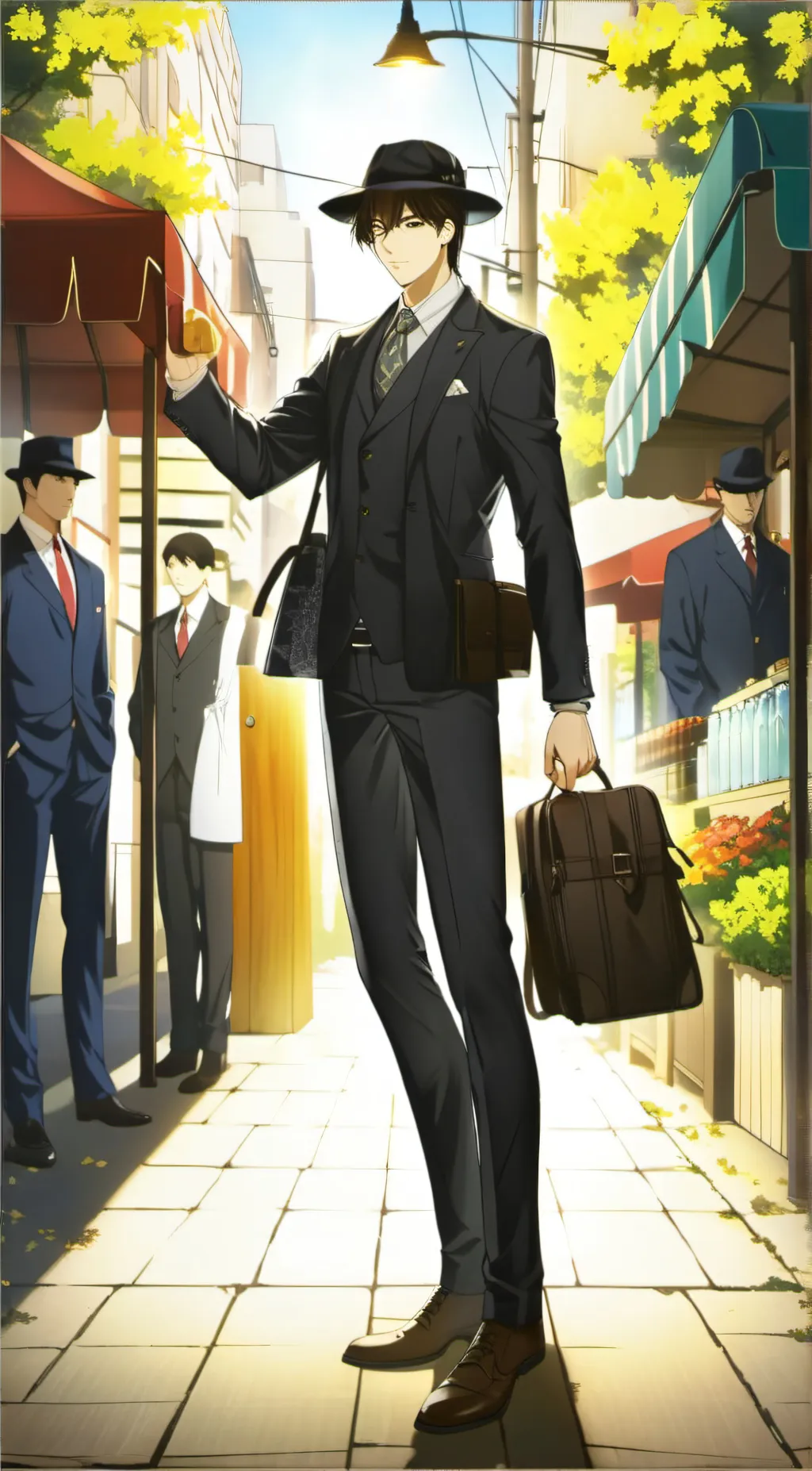 ai character: Leo background