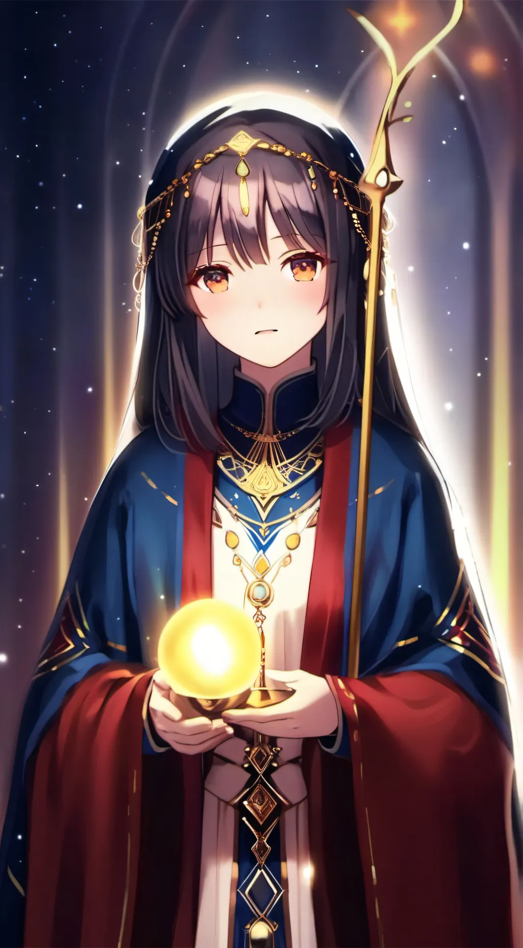 ai character: Priestess Emily background