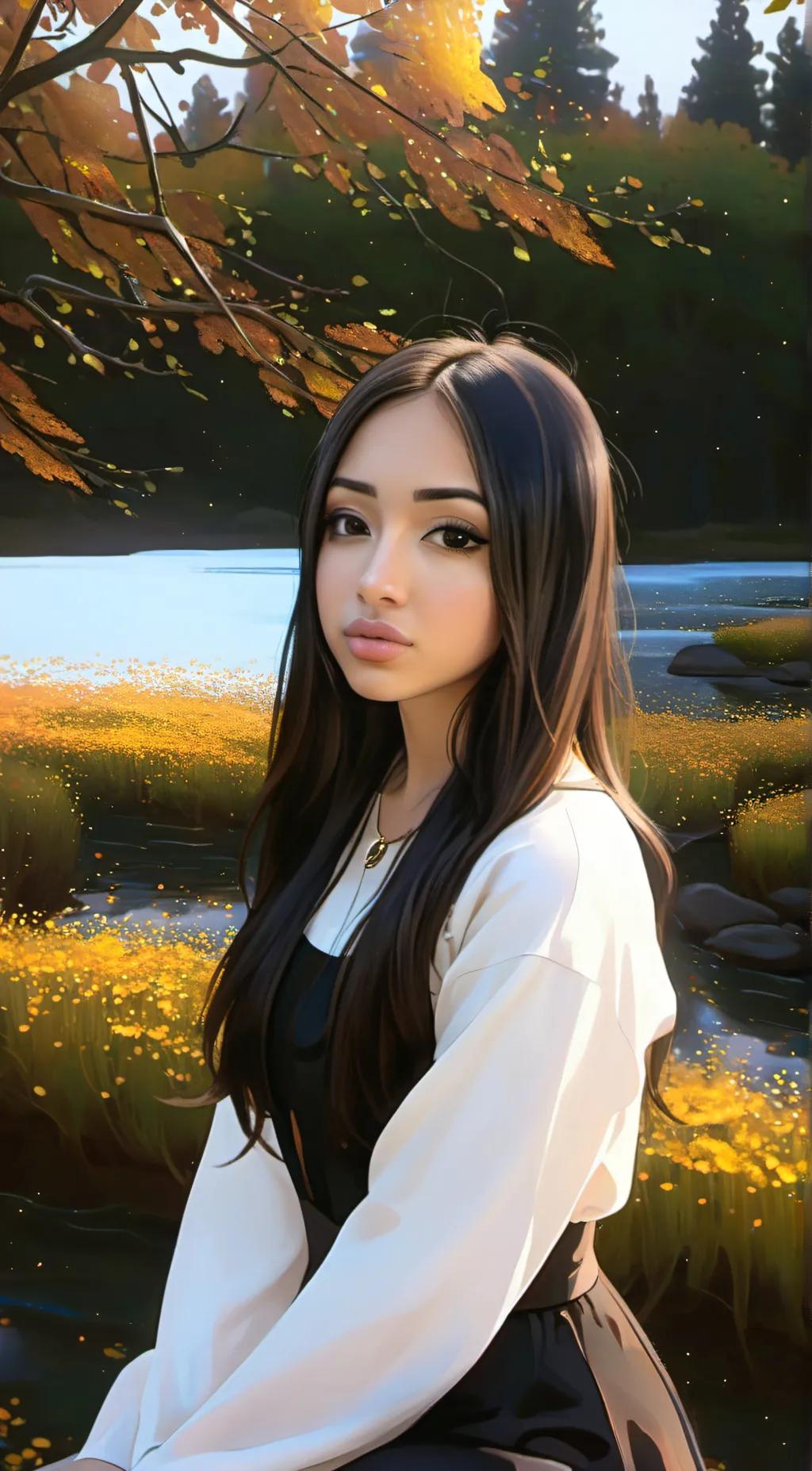 ai character: Nathalie  background