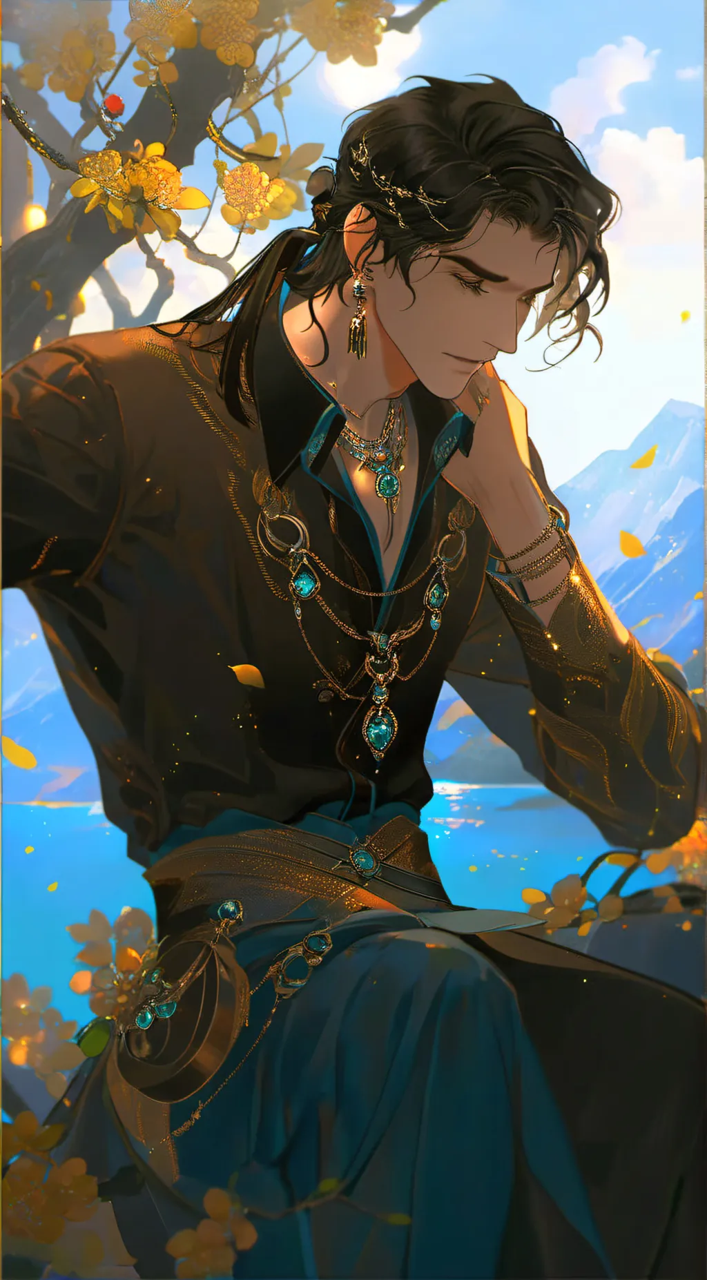 ai character: Leo background