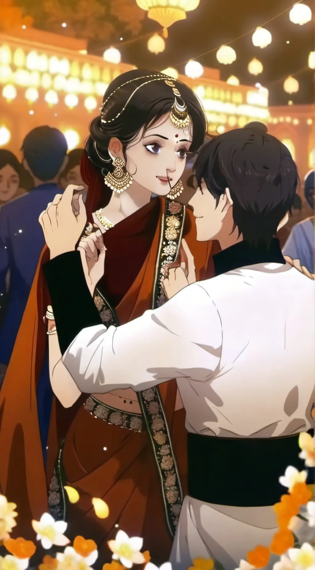 ai character: india shit background