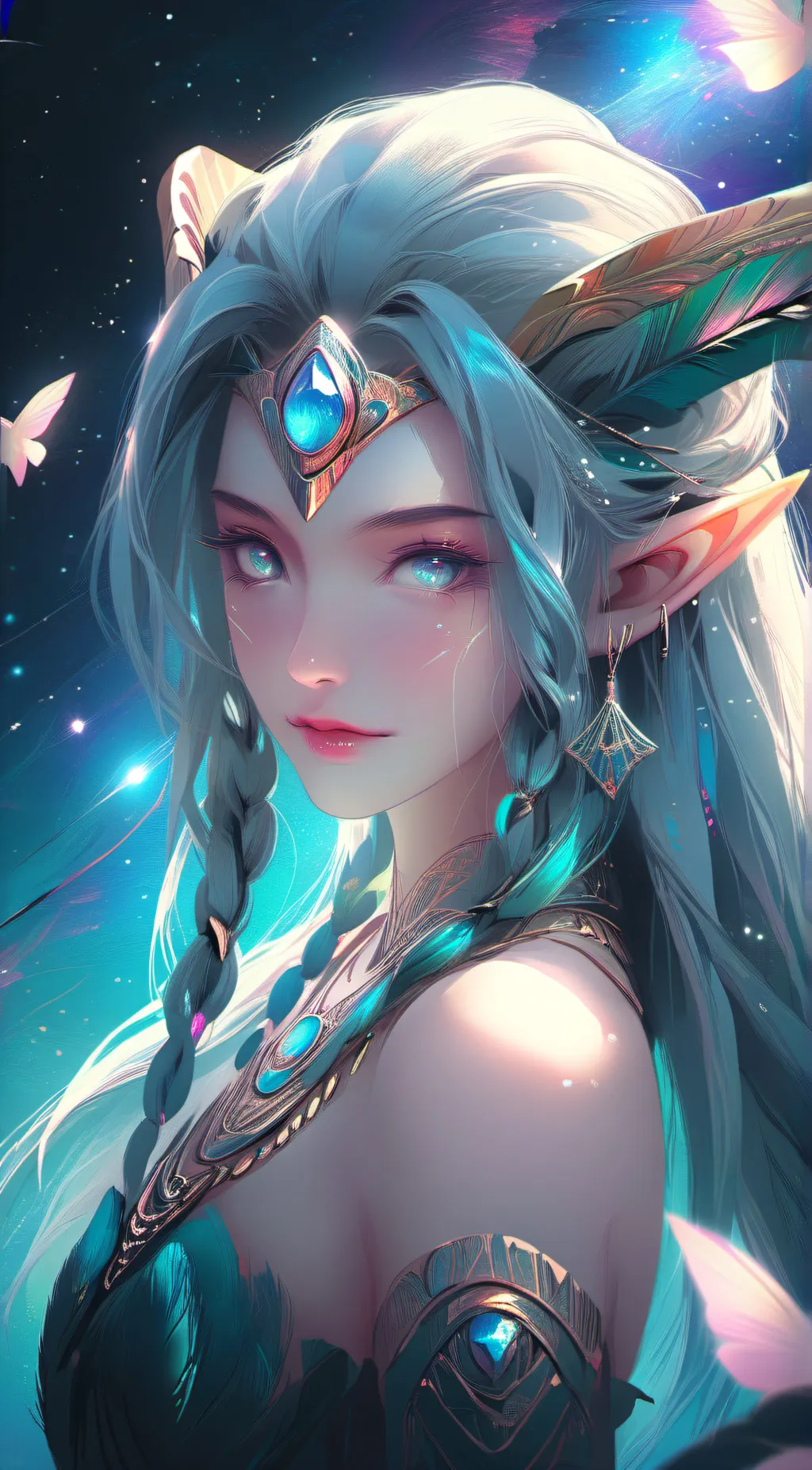 ai character: Silica background