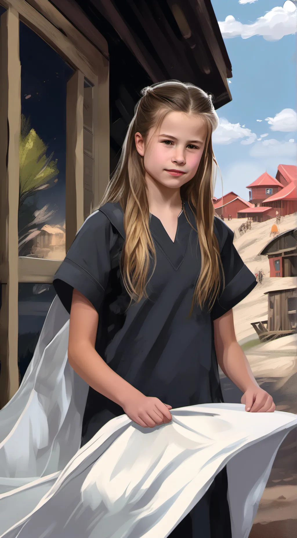 ai character: Princess Charlotte background