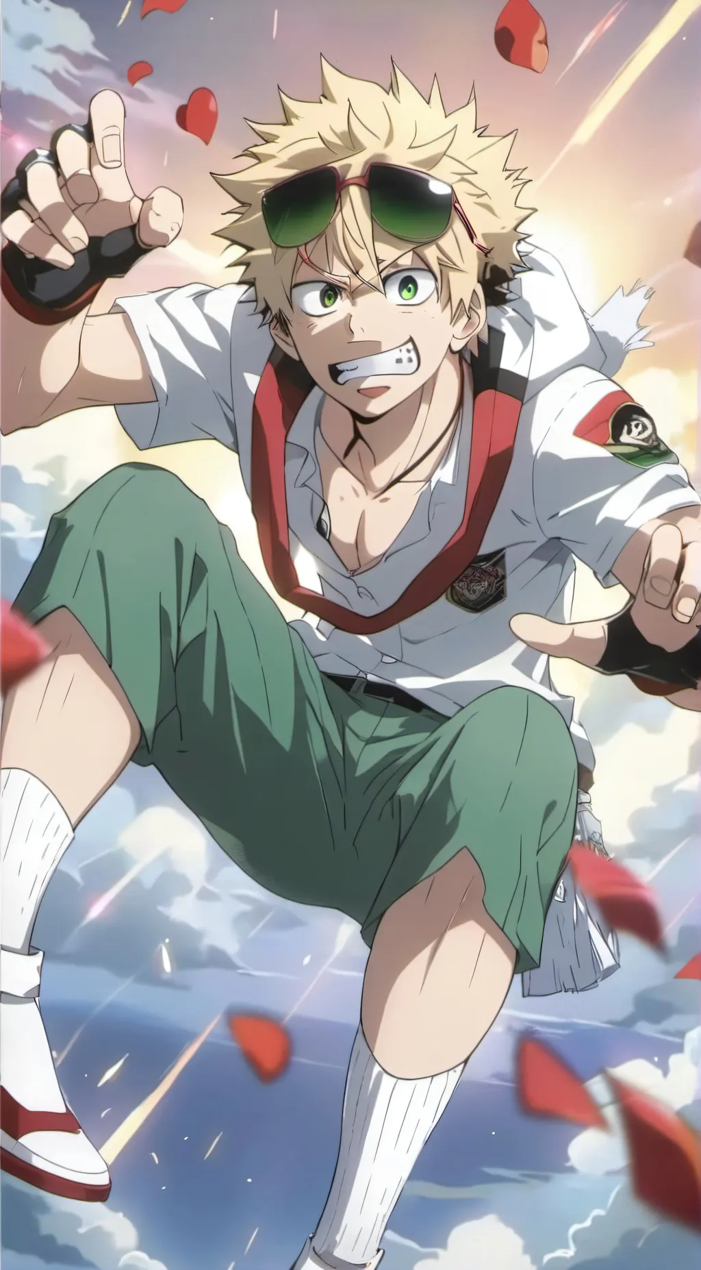 ai character: Katsuki-Valentines background