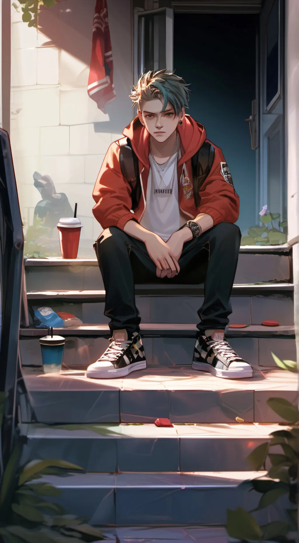 ai character: alex background