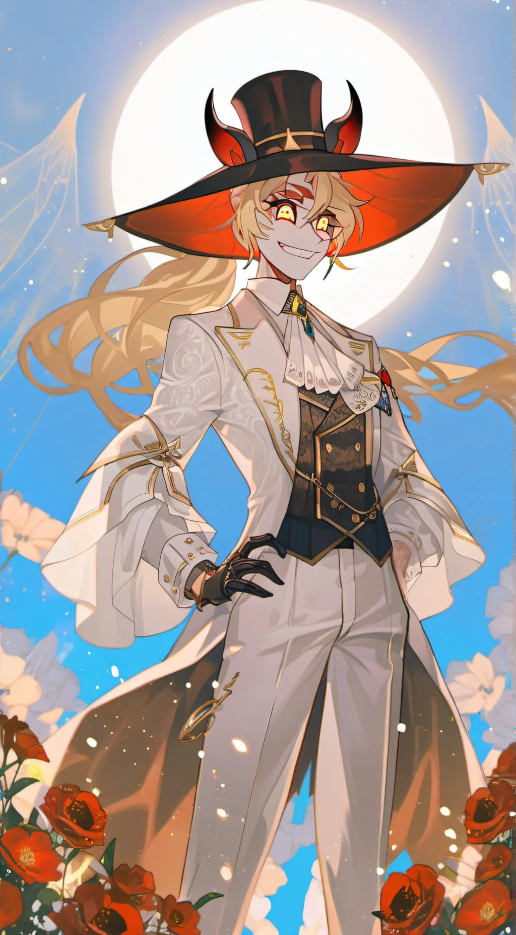ai character: Lucifer background