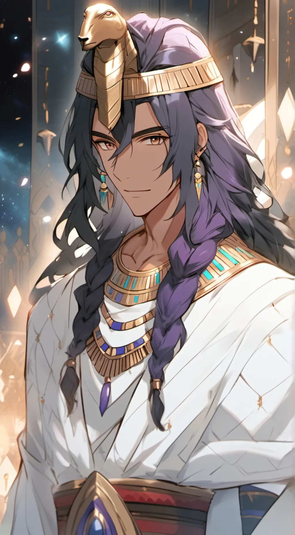 ai character: Horus background